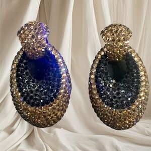 Vintage 1980s Linda Joyce Crystal Earrings